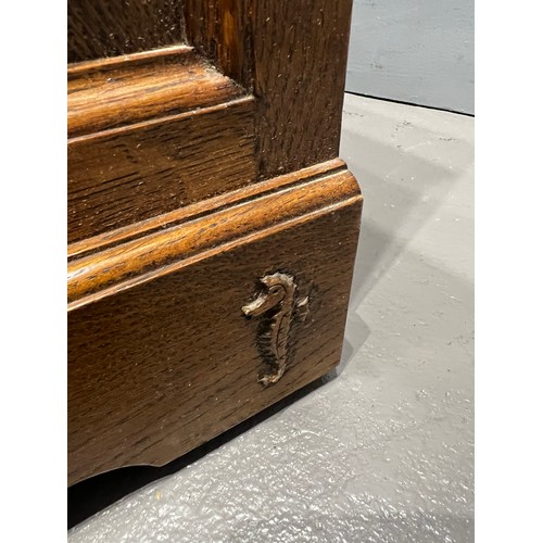 756 - Solid oak handmade sideboard good colour