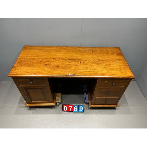 769 - Twin pedestal desk