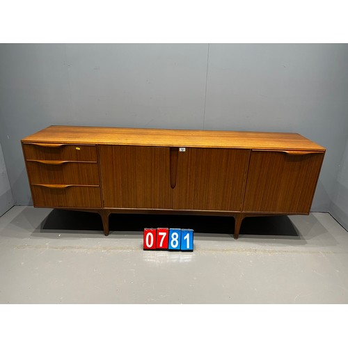 781 - McIntosh teak mid century sideboard(rare model)