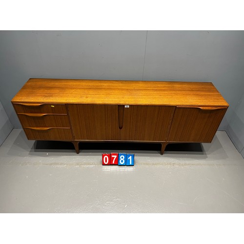 781 - McIntosh teak mid century sideboard(rare model)