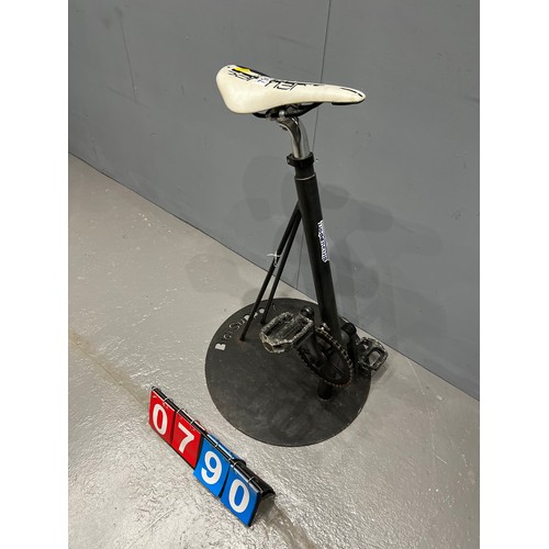 790 - Industrial bar stool/exercise bike