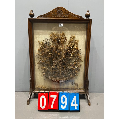 794 - Good quality fire screen