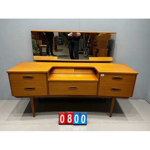 800 - Mid century teak dressing table