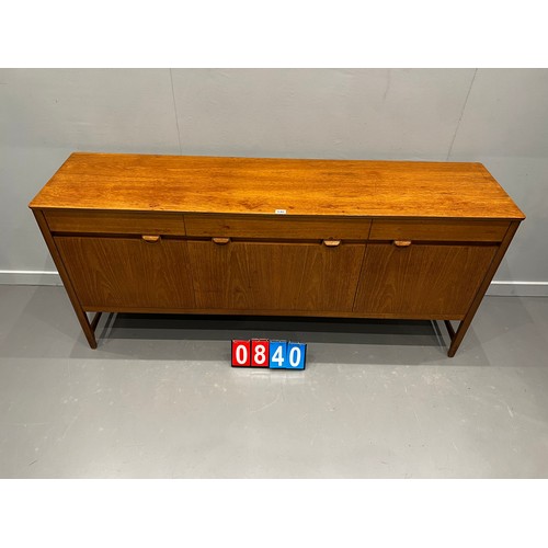 840 - Rare Nathan 'caspian' mid century teak sideboard