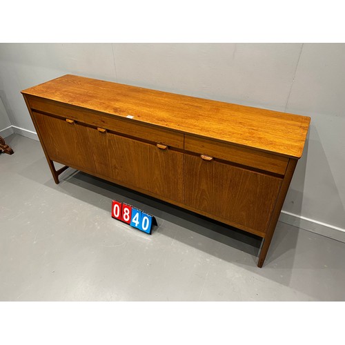 840 - Rare Nathan 'caspian' mid century teak sideboard