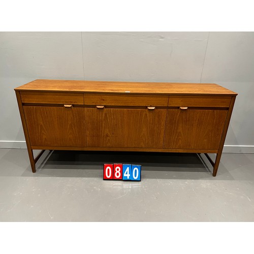 840 - Rare Nathan 'caspian' mid century teak sideboard