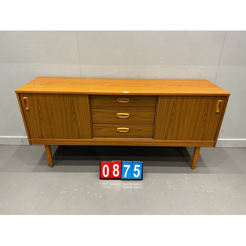 875 - Mid century schreiber sliding door sideboard