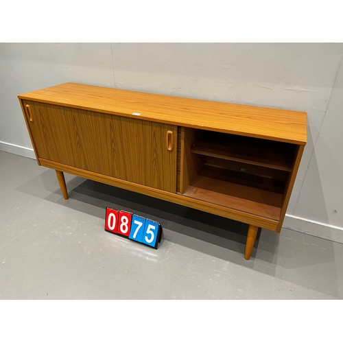 875 - Mid century schreiber sliding door sideboard