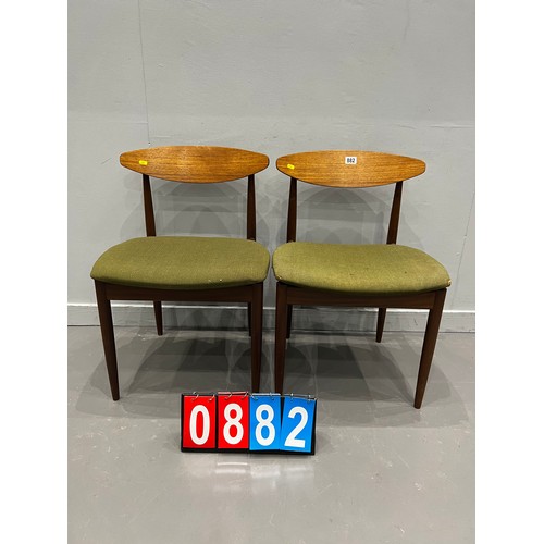 882 - 2 G-plan mid century chairs