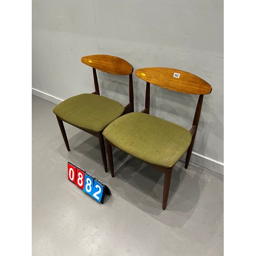 882 - 2 G-plan mid century chairs