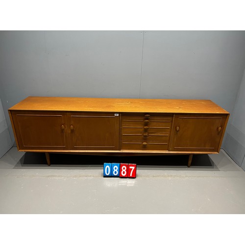 887 - 'Scandart' mid century teak sideboard