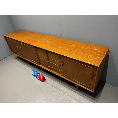 887 - 'Scandart' mid century teak sideboard