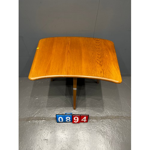 894 - Blonde ercol plank table extending side piece (rare)