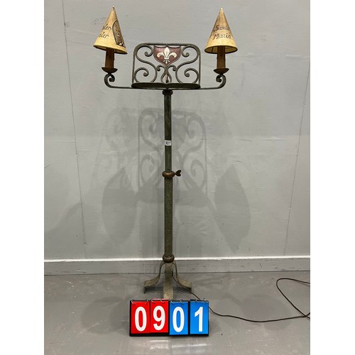 901 - Early 20th century church light stand