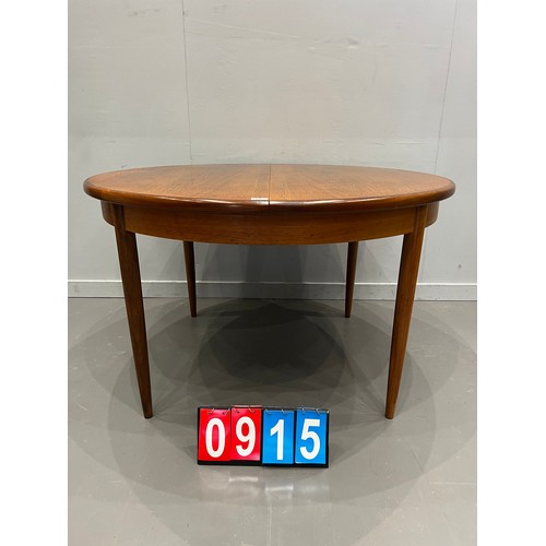 915 - G-plan fresco mid century round dining table