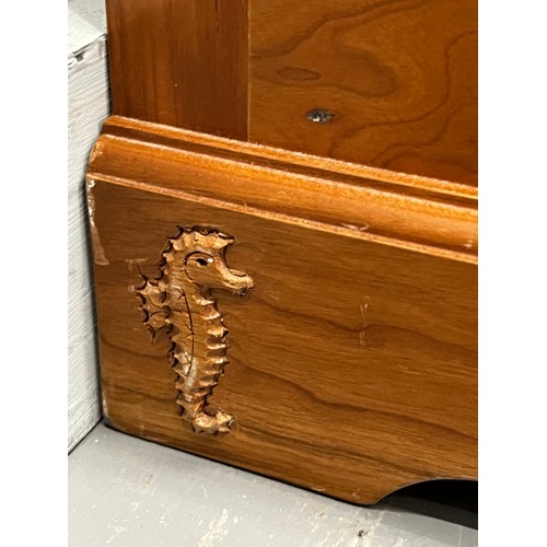 920 - 'Sea horse man' pot cupboard