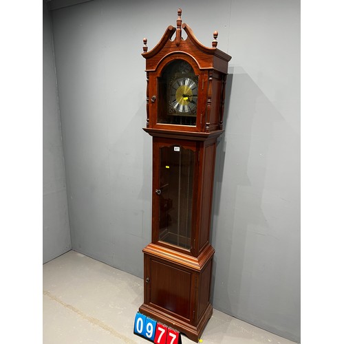 977 - Vintage long case grandfather clock