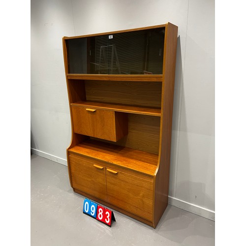 983 - Mid century teak room divider/wall unit