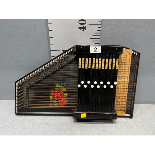 2 - Vintage auto harp/zither