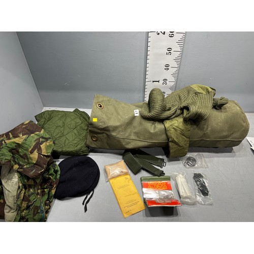 41 - Army ruck sack + contents