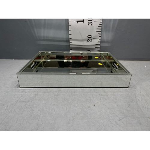 222 - Glass mirror tray