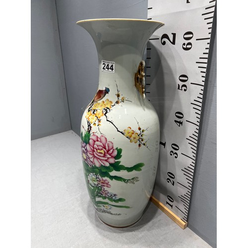 244 - Large Chinese porcelain vase A/F