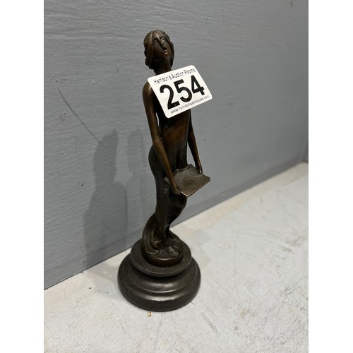 254 - Bronze nouveau girl