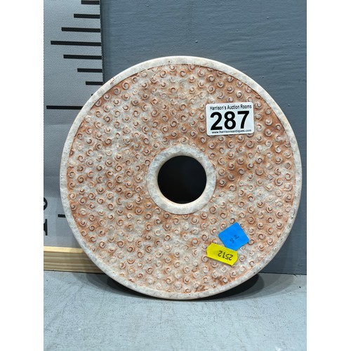 287 - Chinese stone bi-disc