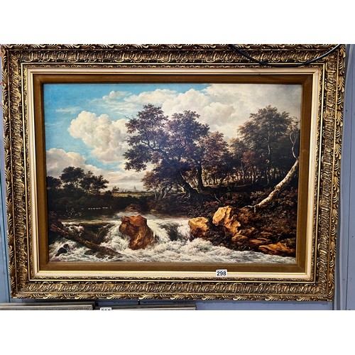 298 - Large gilt framed picture