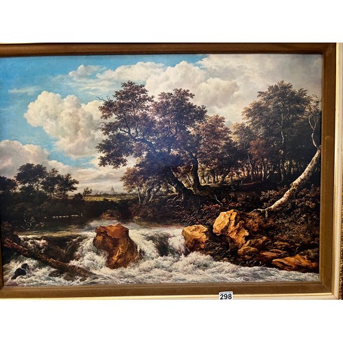 298 - Large gilt framed picture