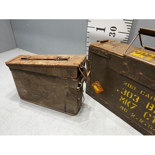 345 - 2 Military boxes