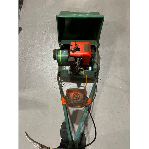 387 - Qualcast petrol lawn mower working