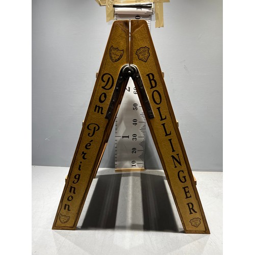 395 - Wooden champagne ladder