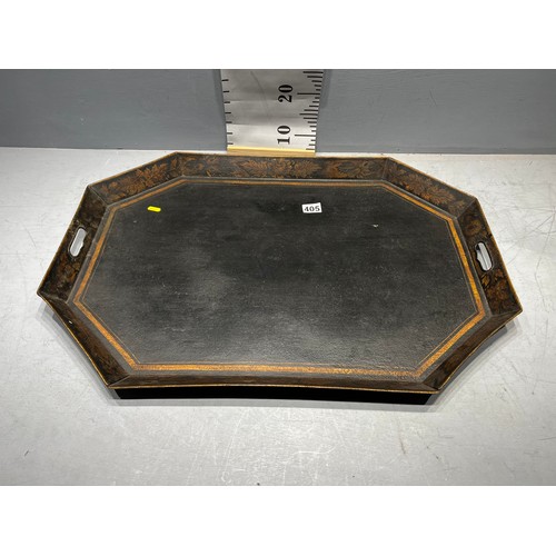 405 - Large toleware tray