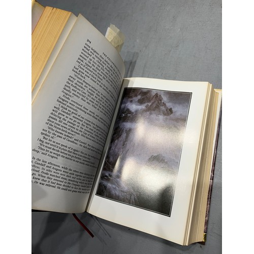 423 - Single volume edition of J.R.R TOLKIEN'S TRILOGY WITH ILLUSTRATED REPRODUCTIONS OF 50 ALAN LEE PAINT... 