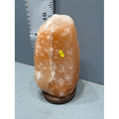 656 - Rose quartz candle lamp very heavy