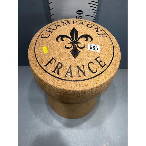 665 - Champagne cork stool