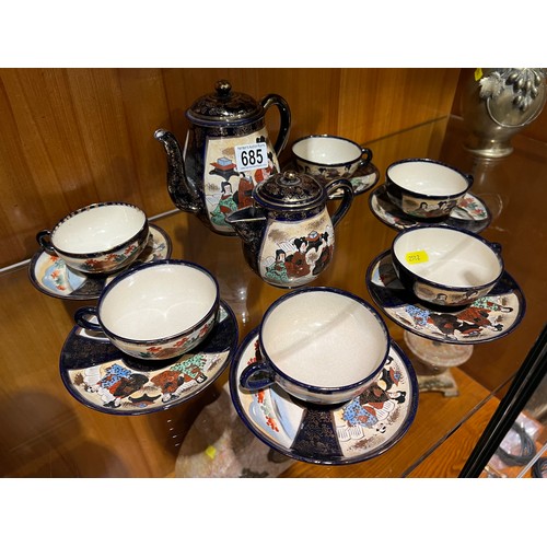 685 - Japanese tea set