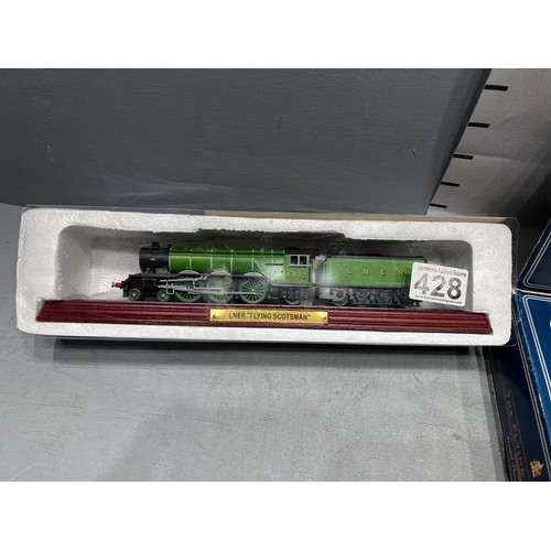 428 - Hornby by flying Scotsman ltd edition mint condition having second tender boxed + LNER 'flying' Scot... 