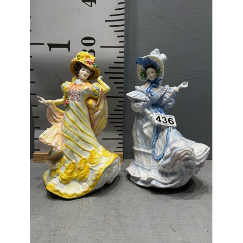 436 - 2 Royal doulton figures