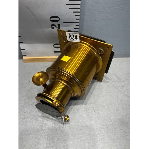 634 - Brass magic lantern lens