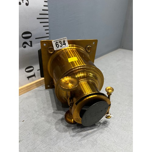 634 - Brass magic lantern lens