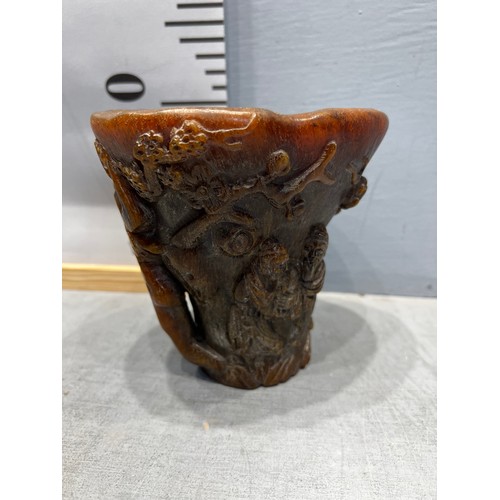 635 - Horn libation cup