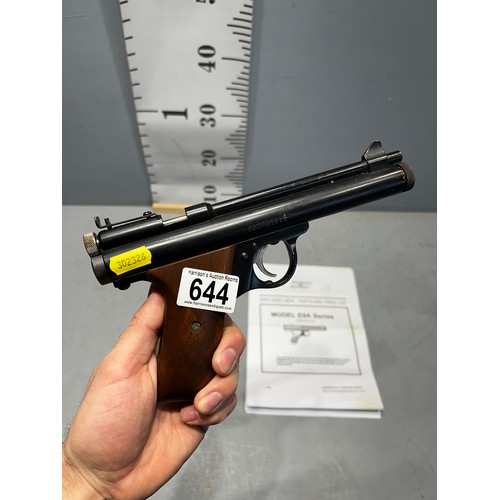 644 - Benjamin Sheridan crossman co2 air pistol 177 caliber