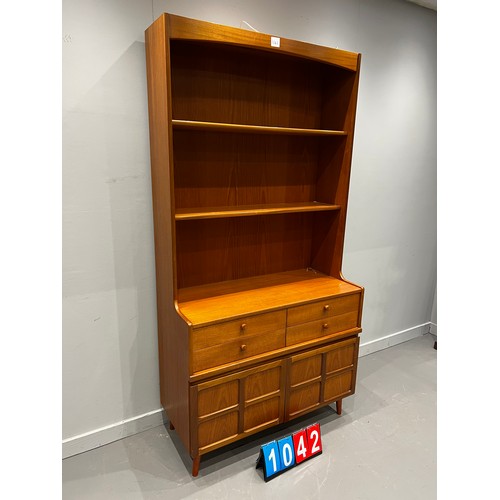 1042 - 'Nathan' mid century wall unit on legs