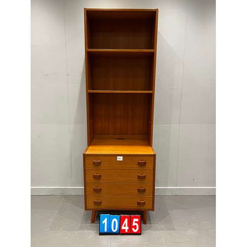 1045 - Domino mobles danish mid century wall unit