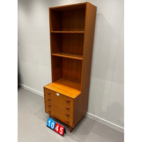 1045 - Domino mobles danish mid century wall unit