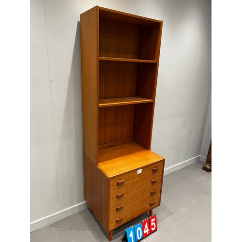 1045 - Domino mobles danish mid century wall unit