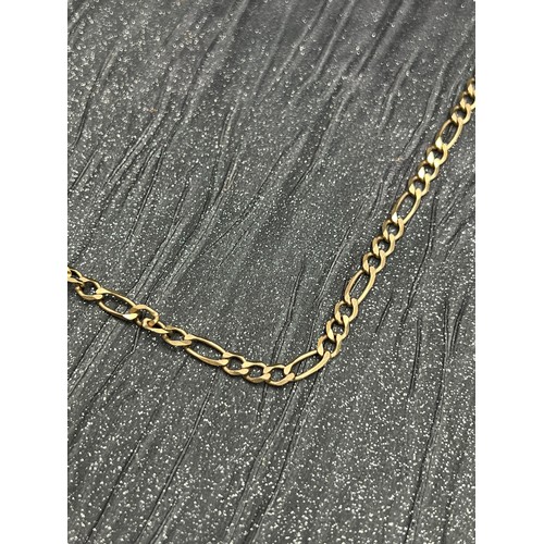 529 - 9ct gold neck chain  13.5g