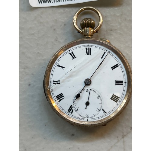 503 - 9ct gold pocket watch